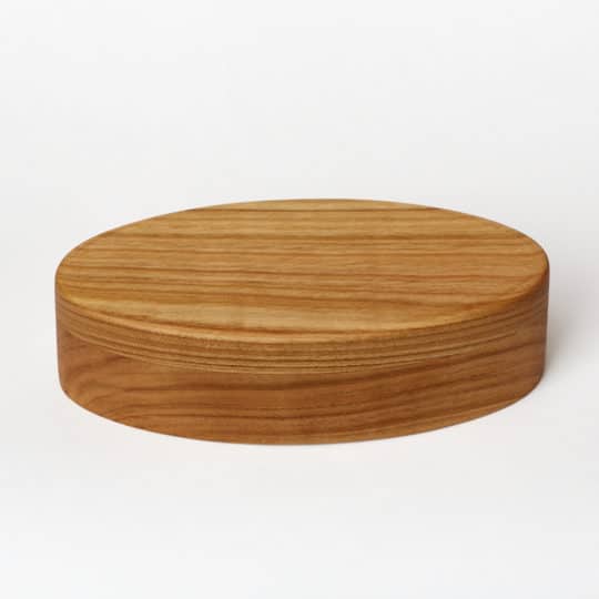 Middle sized wooden jewellery box from Cherry wood